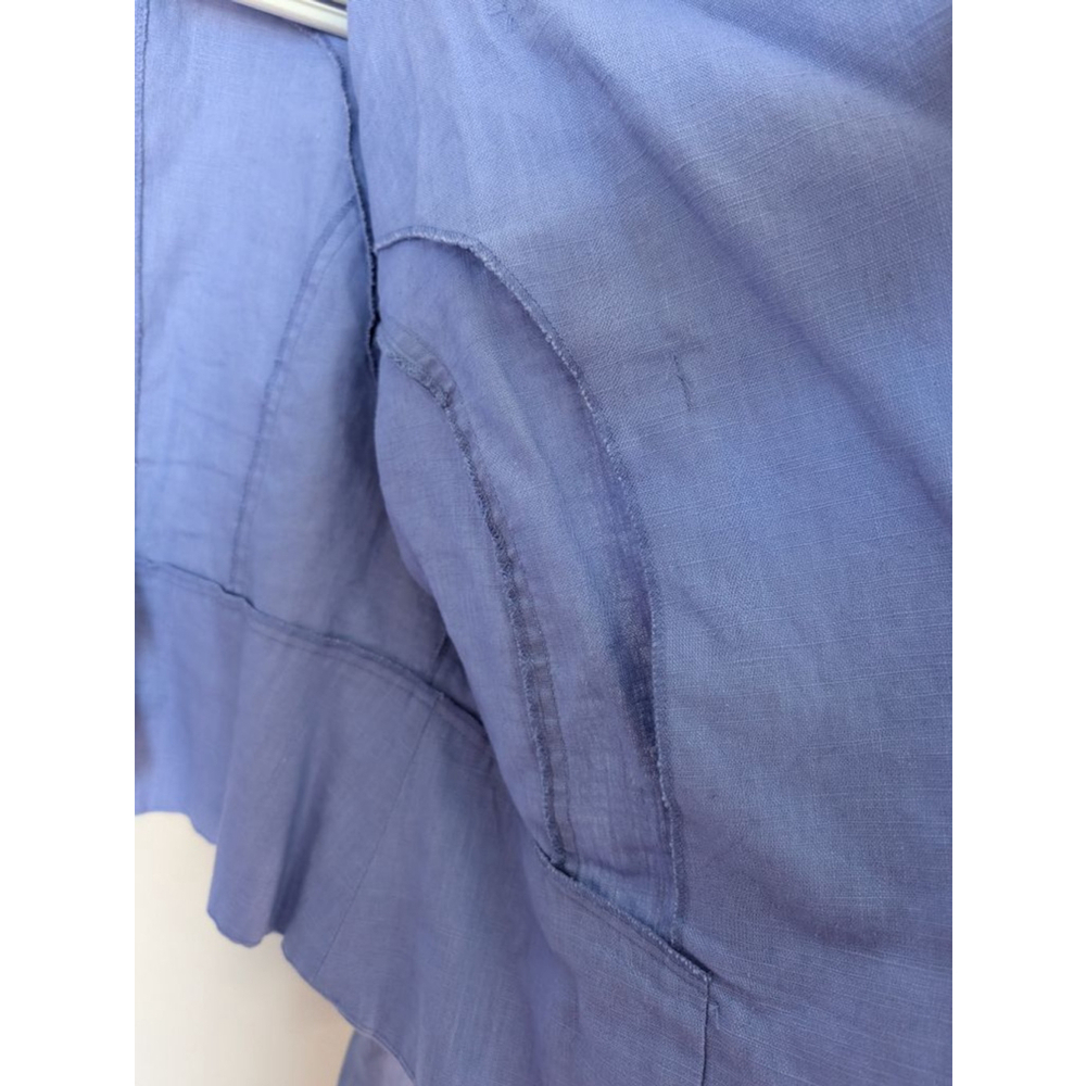 Insight Periwinkle Ramie Blazer Jacket Women's Size 8 - Picture 8 of 9